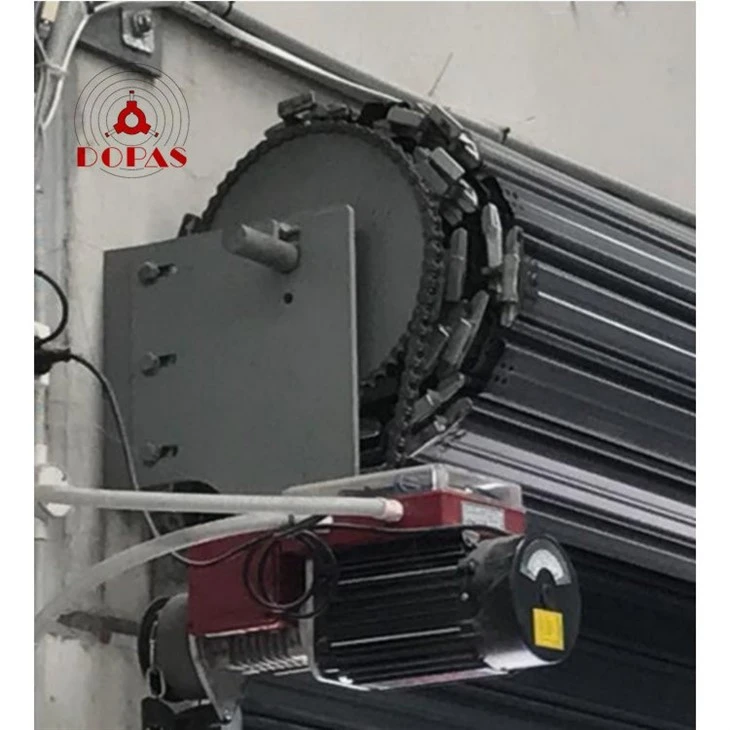 Roller Shutter Door Galvanized Steel Perforated Slats Roller Shutter Door Galvanized Steel Perforated Slats
